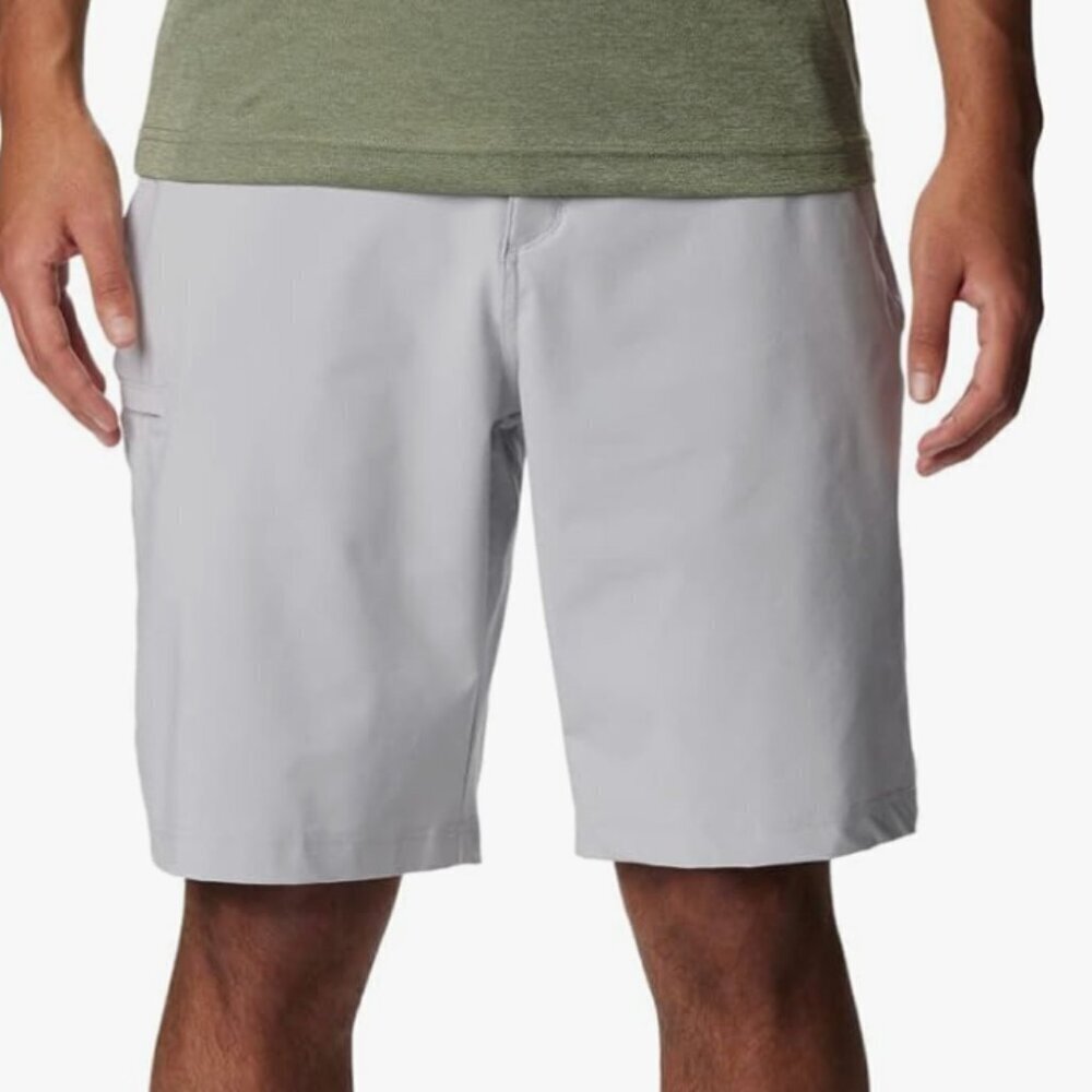 NWT Columbia Men's Grander Marlin II Offshore Short, gray, 10" length - Picture 4 of 7